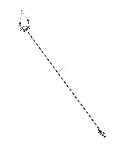 2008 Jeep Commander Antenna Diagram for 5064470AB