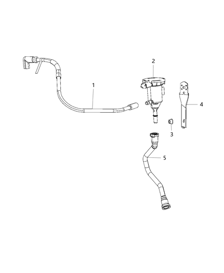2019 Dodge Challenger Emission Control Vacuum Harness Diagram 1 - Thumbnail