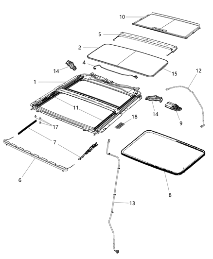 2015 Ram 1500 Motor Diagram for 68229897AA