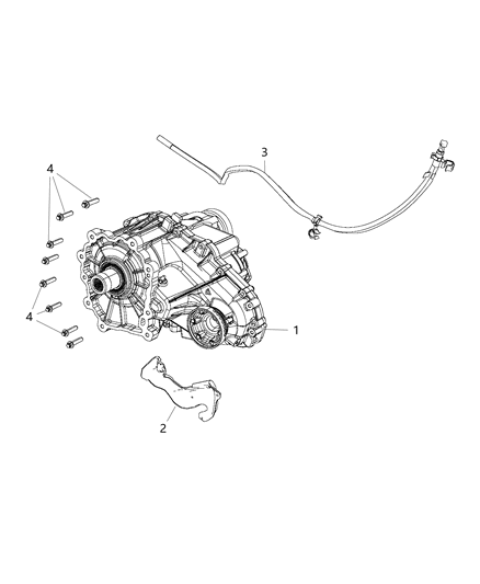 2020 Dodge Durango Transfer Case Assembly Diagram 1 - Thumbnail