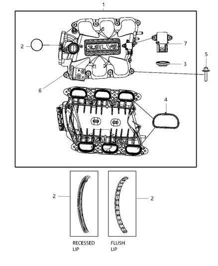 2008 Jeep Wrangler Intake Manifold Diagram 2 - Thumbnail
