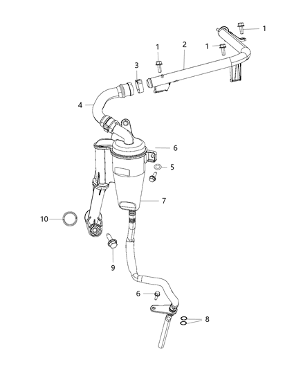 2019 Jeep Renegade Crankcase Ventilation Diagram 3 - Thumbnail