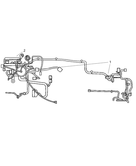 2002 Chrysler Sebring Cover Power Distribution Center Diagram for 4759396AC