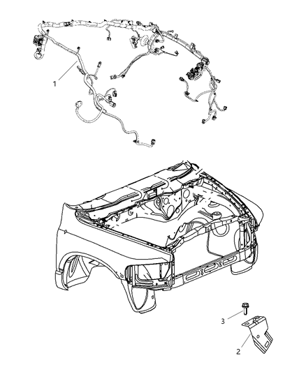 2009 Dodge Ram 3500 Pickup Wiring Headlamp To Dash Diagram