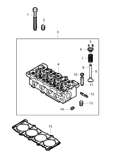 2018 Jeep Wrangler All-new Model Cylinder Head & Cover Diagram 5 - Thumbnail
