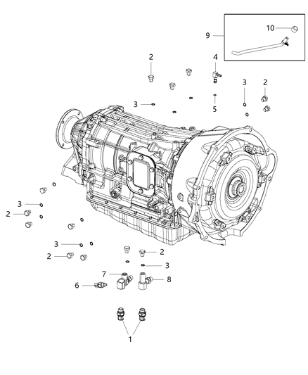2013 Ram 3500 Cab Chassis Plugs - Vents & Quick Connectors Diagram