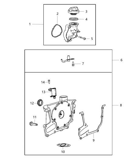 2017 Dodge Journey Engine Oil Pump Diagram 1 - Thumbnail