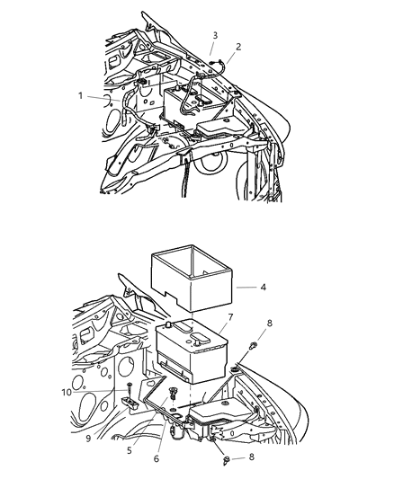 2004 Dodge Ram 1500 Wiring Battery Negative Diagram for 5029567AB