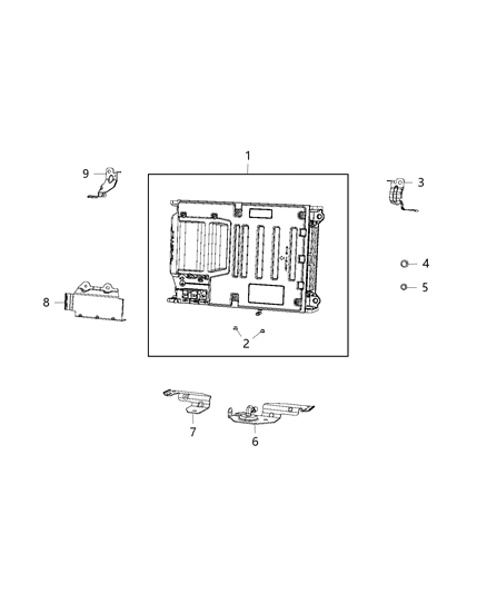 2019 Ram 1500 New Style Power Pack Unit Diagram