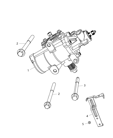 2017 Ram 3500 Pickup Steering Gear Box Diagram