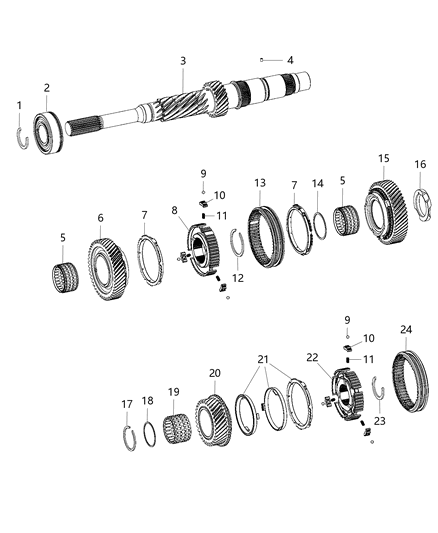 2021 Jeep Wrangler Gear Train Diagram 6 - Thumbnail
