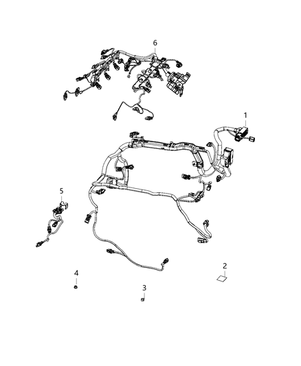 2021 Jeep Wrangler Wiring, Engine Diagram 1 - Thumbnail
