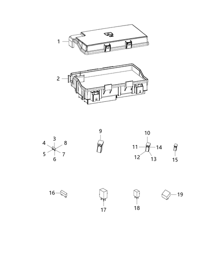 2013 Ram 4500 Power Distribution Center Diagram 1 - Thumbnail