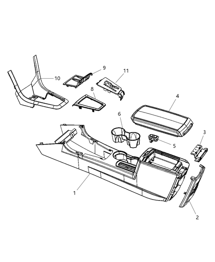 2010 Dodge Avenger Switch Diagram for 1EF562DVAA