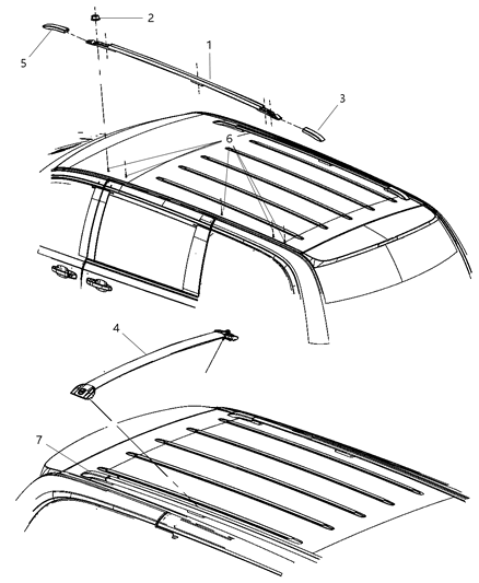 2010 Chrysler Town & Country Patch Mastic Diagram for 5113574AA