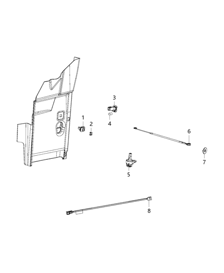 2013 Ram 3500 Cab Chassis Lighting, Interior Diagram 2 - Thumbnail