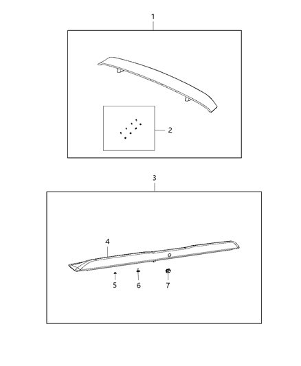 2018 Dodge Challenger Spoiler Kit Diagram