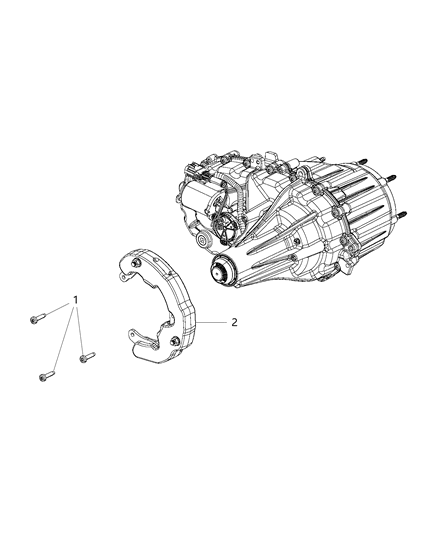2019 Ram 1500 New Style Transfer Case Damper Diagram 2 - Thumbnail