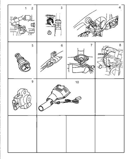 1998 Chrysler Sebring Convertible Sensors Diagram
