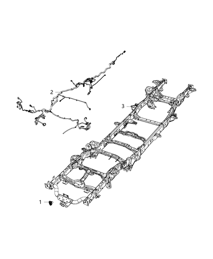 2019 Ram 1500 Classic Connector, Trailer Tow Diagram