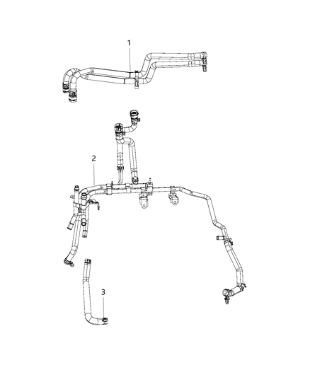 2019 Ram 1500 New Style Heater Plumbing Diagram 2 - Thumbnail