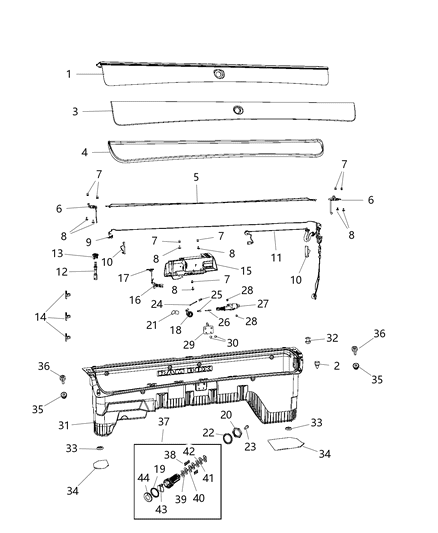 2014 Ram 3500 Pickup Ram Box Diagram
