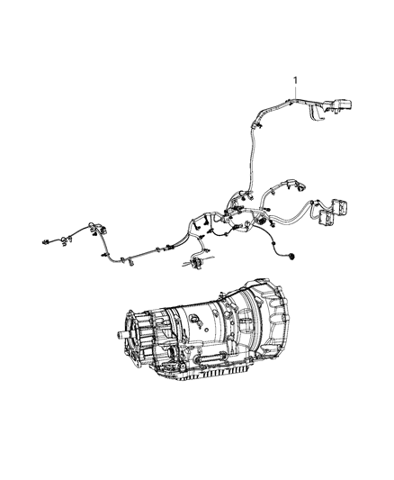 2018 Jeep Wrangler All-new Model Wiring, Automatic Transmission Diagram