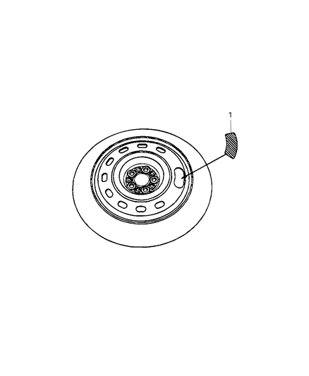 2008 Chrysler PT Cruiser Spare Tire Diagram