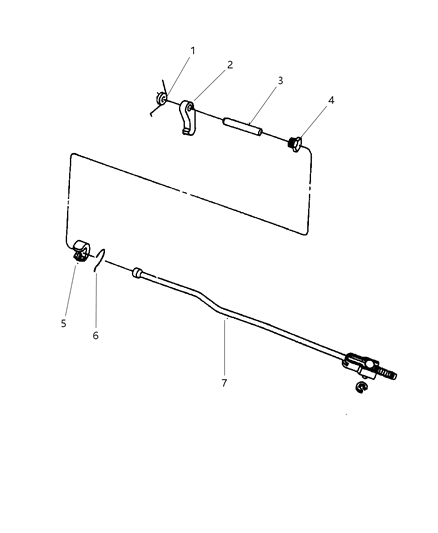 1998 Jeep Grand Cherokee Parking Sprag Diagram 1 - Thumbnail