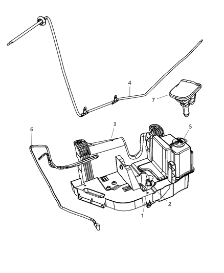 2008 Jeep Wrangler Front Washer System Diagram 2 - Thumbnail