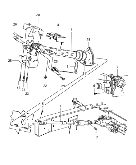 2002 Chrysler Prowler Ignition Switch Diagram for 4815812