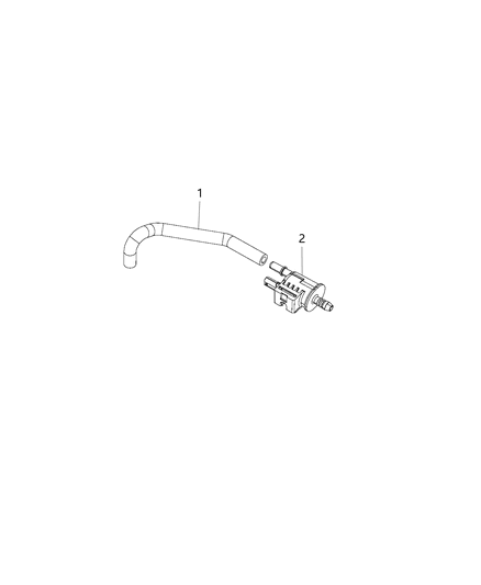 2021 Jeep Compass Emission Control Vacuum Harness Diagram