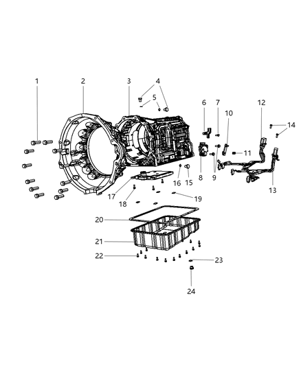 2007 Dodge Ram 3500 Cab Chassis Case & Extension Diagram 1 - Thumbnail