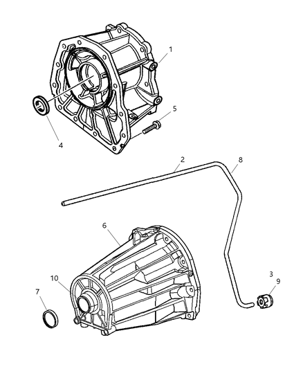 2006 Jeep Liberty Case Adapter & Extension Diagram 1 - Thumbnail