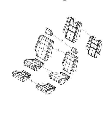 2017 Dodge Durango Rear Seat - Quad Diagram 2 - Thumbnail