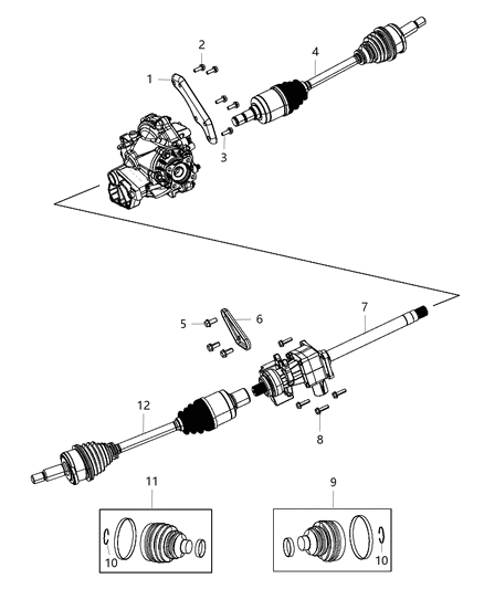 2012 Chrysler 300 Shaft - Drive Diagram 3 - Thumbnail