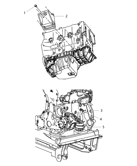 2008 Dodge Nitro Engine Mounting Diagram 2 - Thumbnail