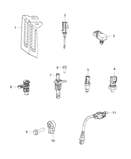 2017 Ram 1500 Sensors, Engine Diagram 3 - Thumbnail