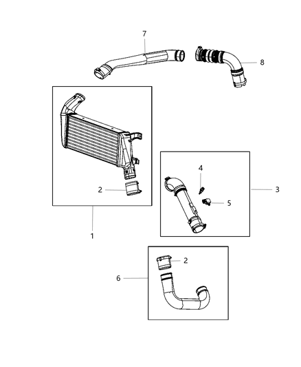 2007 Dodge Caliber Charge Air Cooler Diagram 2 - Thumbnail