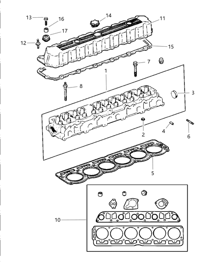 2000 Jeep Wrangler Cylinder Head Diagram 2 - Thumbnail