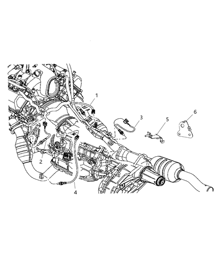 2014 Ram 3500 Cab Chassis Oxygen Sensors Diagram
