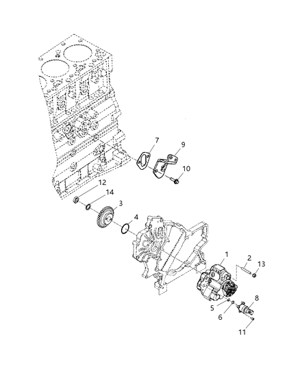 2007 Dodge Ram 3500 Pickup Fuel Injection Pump Diagram 2 - Thumbnail