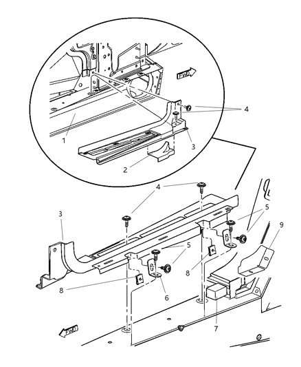 2008 Dodge Viper Loose Panel Diagram 2 - Thumbnail