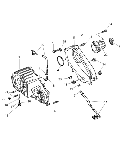 2012 Jeep Liberty Case & Related Parts Diagram 2 - Thumbnail