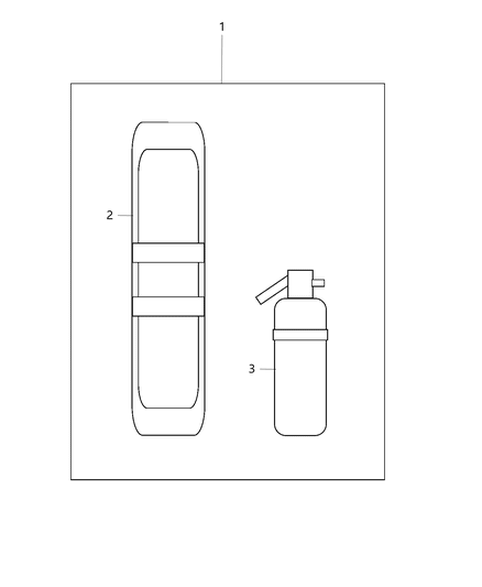 2020 Ram 1500 Classic Emergency Kit Diagram