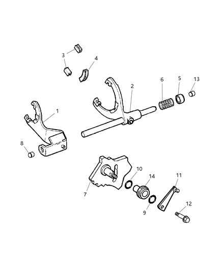 2007 Jeep Liberty Forks & Rail Diagram 2 - Thumbnail