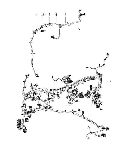 2018 Jeep Wrangler All-new Model Wiring - Instrument Panel Diagram