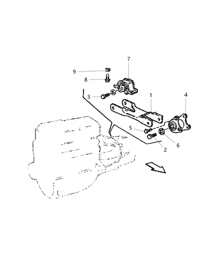 2021 Ram ProMaster 2500 Mounting Support Diagram 3 - Thumbnail