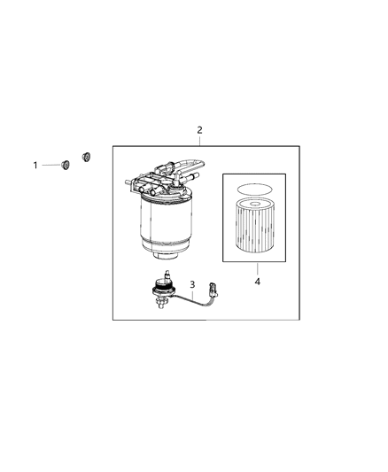 2014 Ram 2500 Fuel Filter Diagram 2 - Thumbnail