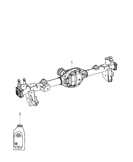 2019 Jeep Wrangler Rear Axle Assembly Diagram 3 - Thumbnail